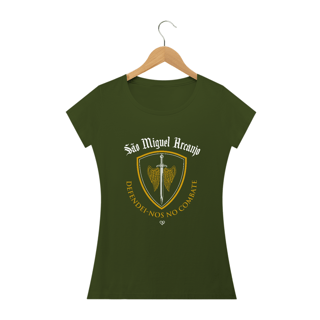 Nome do produto Camiseta São Miguel Arcanjo - Invocação - Feminina