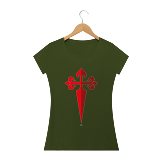 Nome do produto Camiseta Cruz de Santiago - Feminina