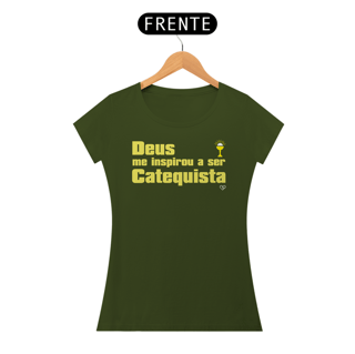 Nome do produto Camiseta Deus me inspirou a ser Catequista