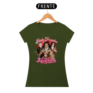 Nome do produto Camiseta Santa Teresinha Bootleg - Feminina