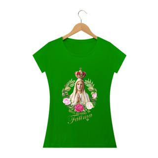 Nome do produto Camiseta Nossa Senhora de Fátima - Feminina