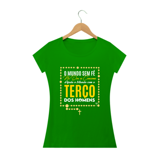 Nome do produto Camiseta Terço dos Homens - Feminina