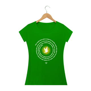 Nome do produto Camiseta Oração do Espírito Santo - feminina