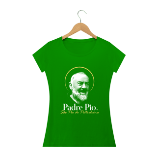 Nome do produto Camiseta Padre Pio - São Pio de Pietrelcina - feminina
