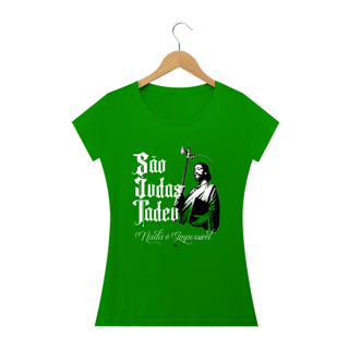 Nome do produto Camiseta São Judas Tadeu - Nada é Impossível - Feminina