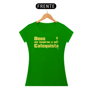 Nome do produto Camiseta Deus me inspirou a ser Catequista