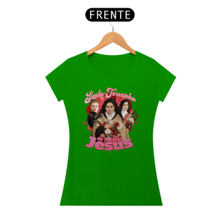 Nome do produto Camiseta Santa Teresinha Bootleg - Feminina