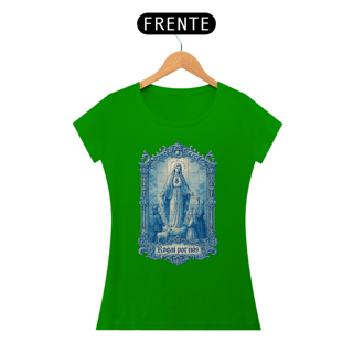 Nome do produto Camiseta Nossa Senhora de Fátima - Azulejo Português - f