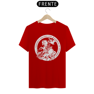 Nome do produto Camiseta São Jorge - Vestido e Armado - Cores Escuras