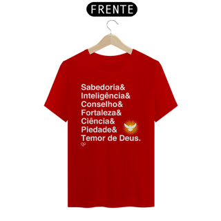 Nome do produto Camiseta Dons do Espírito Santo