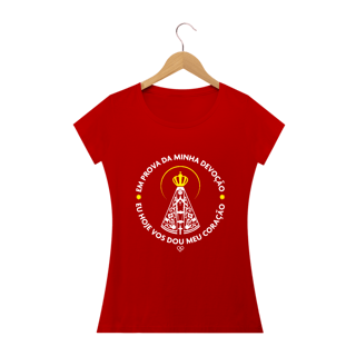 Nome do produto Camiseta Nossa Senhora Aparecida - Consagração a Nossa Senhora - Feminina