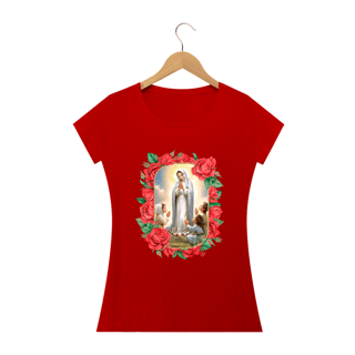 Nome do produto Camiseta Aparição de Nossa Senhora - Feminina