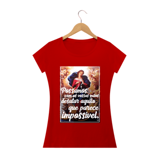 Nome do produto Camiseta Nossa Senhroa Desatadora dos Nós - Feminina
