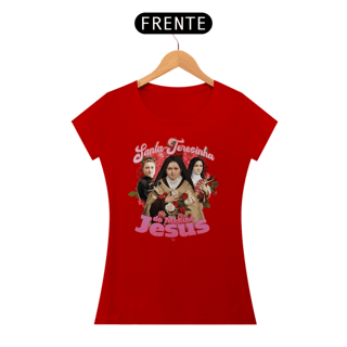 Nome do produto Camiseta Santa Teresinha Bootleg - Feminina
