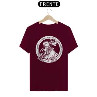 Nome do produto Camiseta São Jorge - Vestido e Armado - Cores Escuras