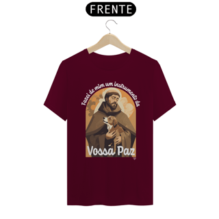 Nome do produto Camiseta São Francisco de Assis - Vossa Paz