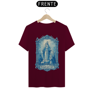 Nome do produto Camiseta Nossa Senhora de Fátima - Azulejo Português