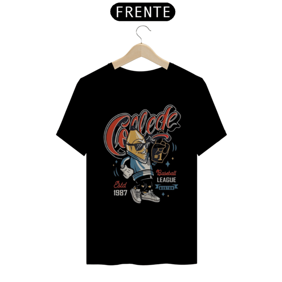 Camiseta Vintage College