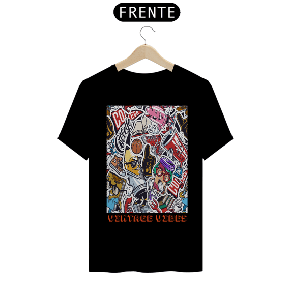 Camiseta Vintage Vibes College