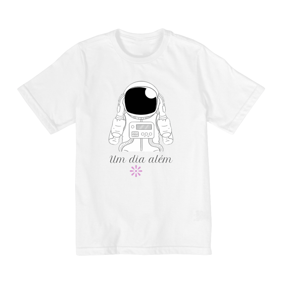 Um dia além - astronauta rosa (infantil - 02 a 08 anos)