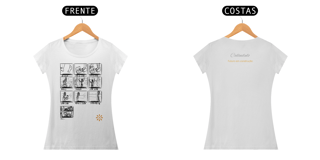 Nome do produto Um dia além - quadrinhos (feminina)