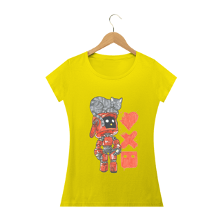 Nome do produto T-SHIRT FEMININA -  LOVE, DEATH E ROBOTS