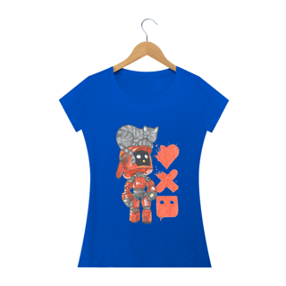 Nome do produto T-SHIRT FEMININA -  LOVE, DEATH E ROBOTS