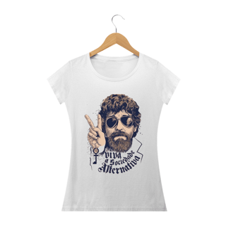Nome do produto T-SHIRT FEMININA - VIVA A SOCIEDADE ALTERNATIVA