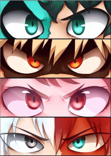 Nome do produto POSTER DECORATIVO - MY HERO ACADEMIA (BOKU NO HERO)