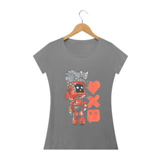 Nome do produto T-SHIRT FEMININA -  LOVE, DEATH E ROBOTS