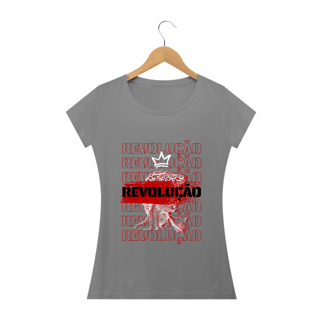 Nome do produto T-SHIRT FEMININA - REVOLUÇÃO