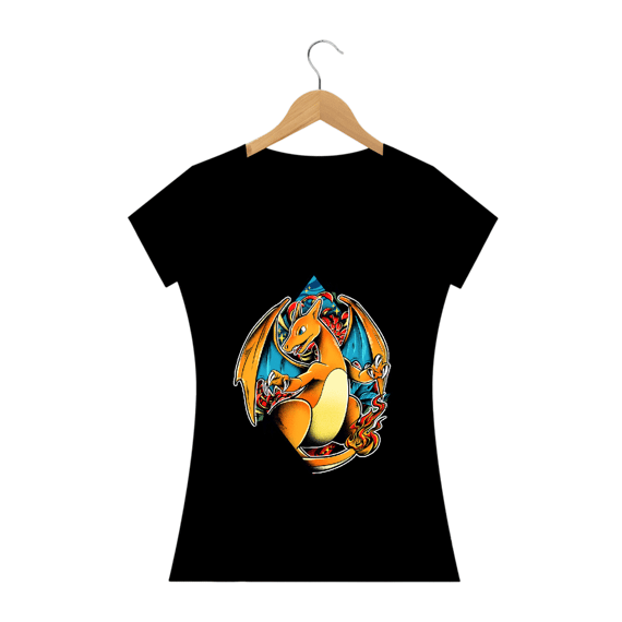 T-SHIRT FEMININA - POKEMON KANTO STARTER