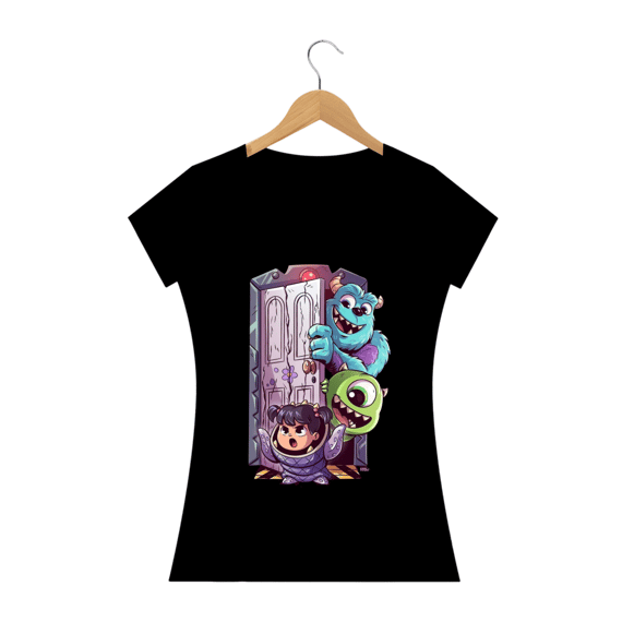 T-SHIRT FEMININA - MONSTROS S.A.