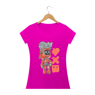 Nome do produto T-SHIRT FEMININA -  LOVE, DEATH E ROBOTS