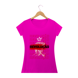 Nome do produto T-SHIRT FEMININA - REVOLUÇÃO
