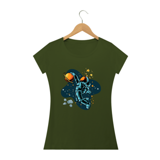 Nome do produto T-SHIRT FEMININA - BASQUETE MOON