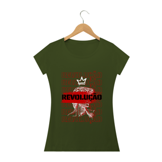 Nome do produto T-SHIRT FEMININA - REVOLUÇÃO