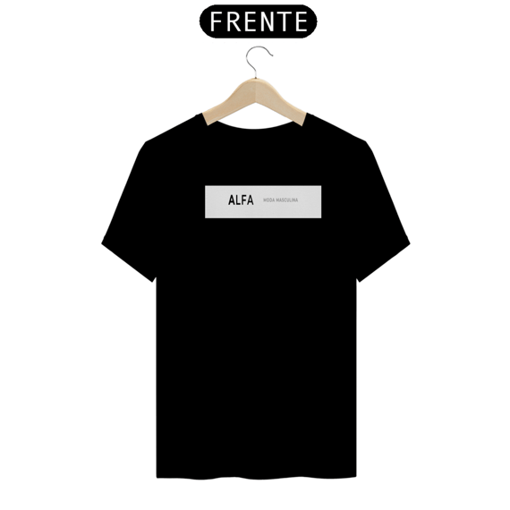 CAMISETA PRETA COMFORT PREMIUM ALFA