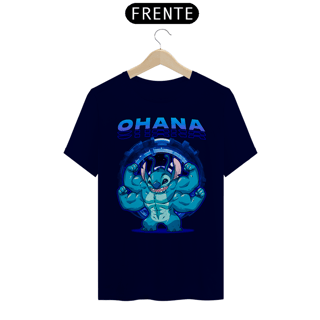 Nome do produto Camiseta Alpha Front Premium | OHANA - STITCH