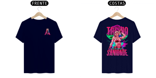 Nome do produto Camiseta Alpha Back Premium | TREINO PARA MANTER A SANIDADE - HARLEY QUINN