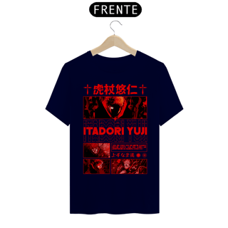 Nome do produto Camiseta Alpha Front Premium | AMALDIÇOADO - ITADORI YUJI 虎杖悠仁