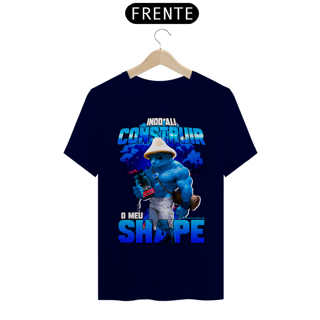 Nome do produto Camiseta Alpha Front Premium | INDO ALI CONSTRUIR O MEU SHAPE - CAT SMURF