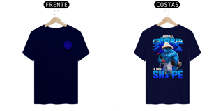 Nome do produto Camiseta Alpha Back Premium | INDO ALI CONSTRUIR O MEU SHAPE - CAT SMURF