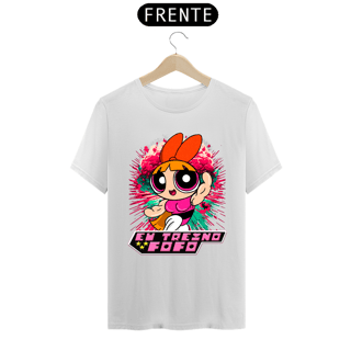 Nome do produto Camiseta EU TREINO FOFO - FLORZINHA