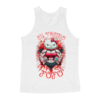 Nome do produto Regata EU TREINO FOFO - HELLO KITTY
