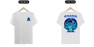 Nome do produto Camiseta Alpha Back Premium | OHANA - STITCH