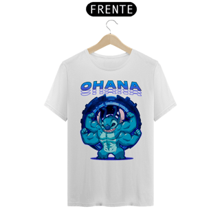 Nome do produto Camiseta Alpha Front Premium | OHANA - STITCH