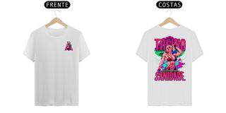 Nome do produto Camiseta Alpha Back Premium | TREINO PARA MANTER A SANIDADE - HARLEY QUINN