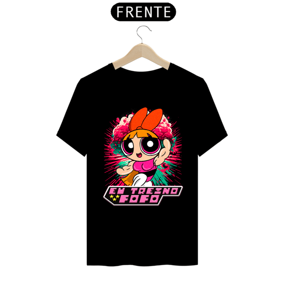 Camiseta EU TREINO FOFO - FLORZINHA