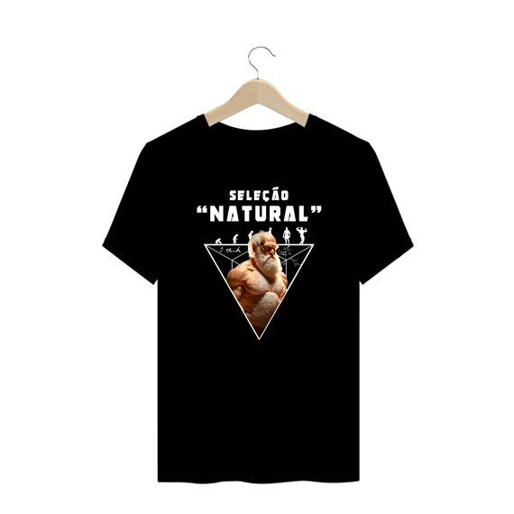 Camiseta Oversized Alpha Premium | SELEÇÃO NATURAL - CHARLES DARWIN